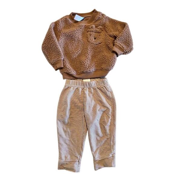 Baby Boy 12M Clothing Lot – Carter’s & Lazy One Outfits (9 Pieces Total) - Picture 3 of 13